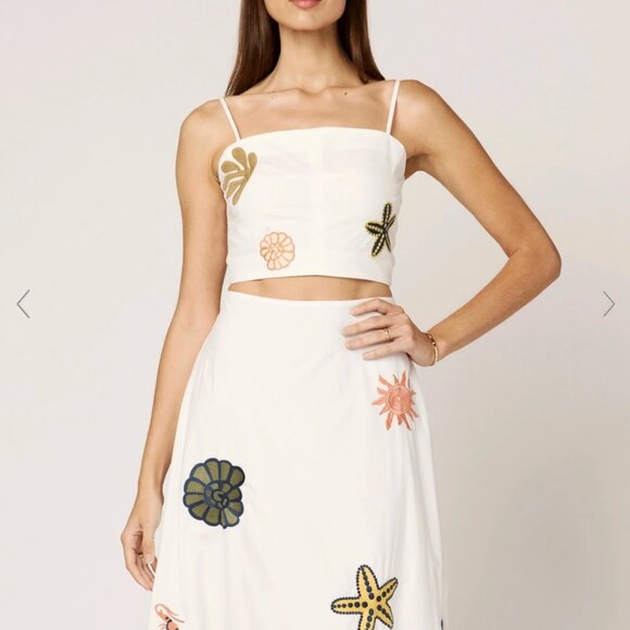 NWT Cleobella Sage Top Ivory - Size Medium - Picture 1 of 13